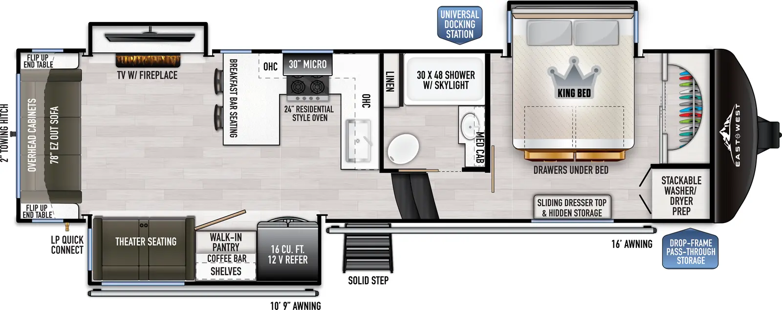 Ahara 297MK Floorplan